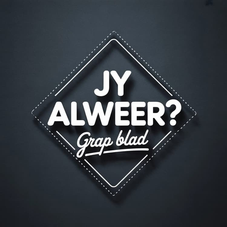 Jy Alweer? Grap blad