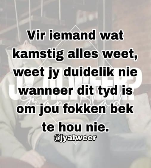 Jy Weet Alles?